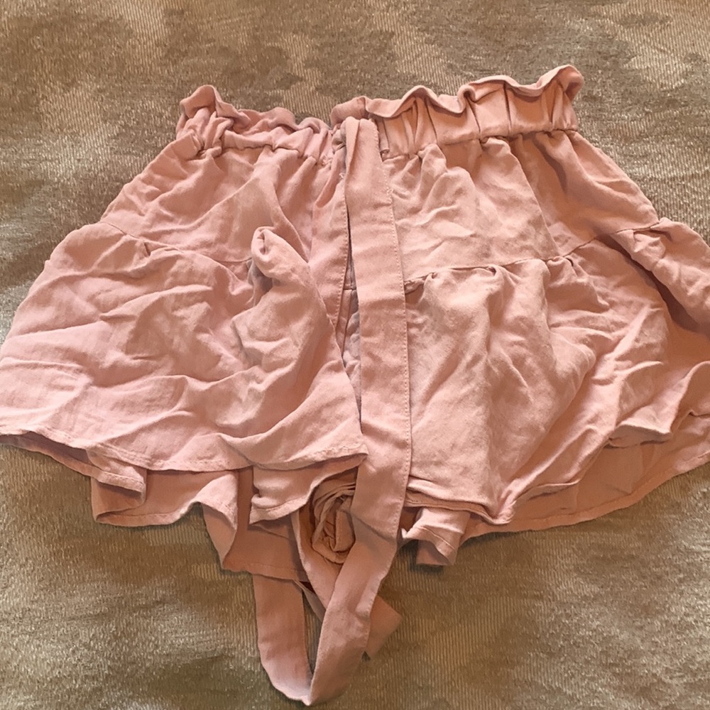 Simplee Pink Drawstring Shorts Large - Picture 5 of 5